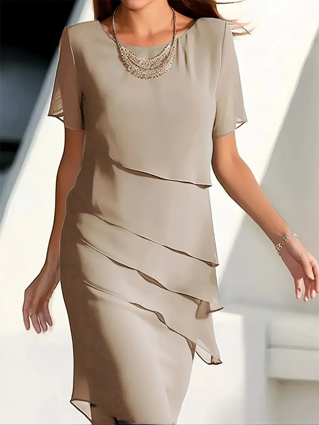 Iza™ | Elegant Dress with Belly Coverage