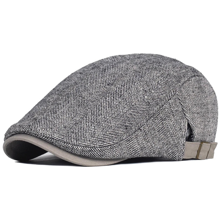 Beeckhoven™ | Modern Men's Cap with Herringbone Pattern