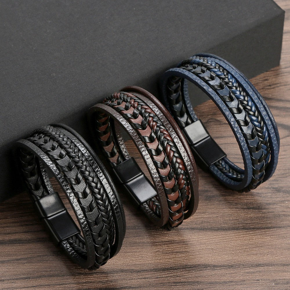 Eden™ | Leather Bracelet – Robust, Stylish & Timeless