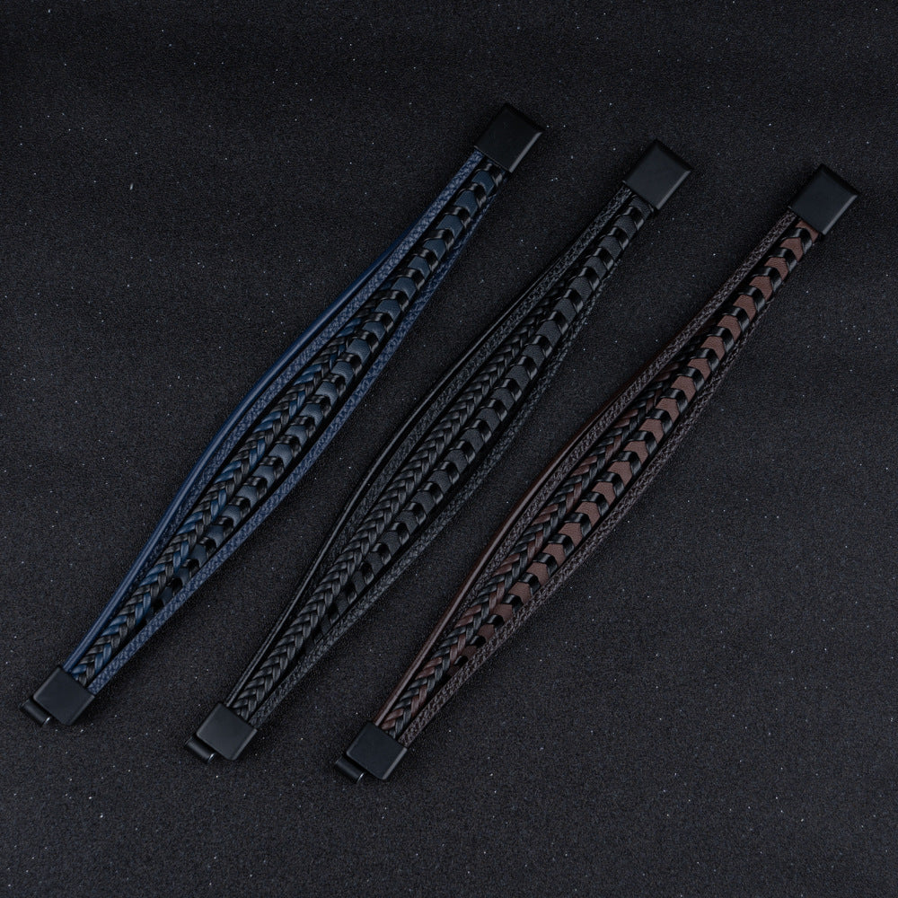 Eden™ | Leather Bracelet – Robust, Stylish & Timeless