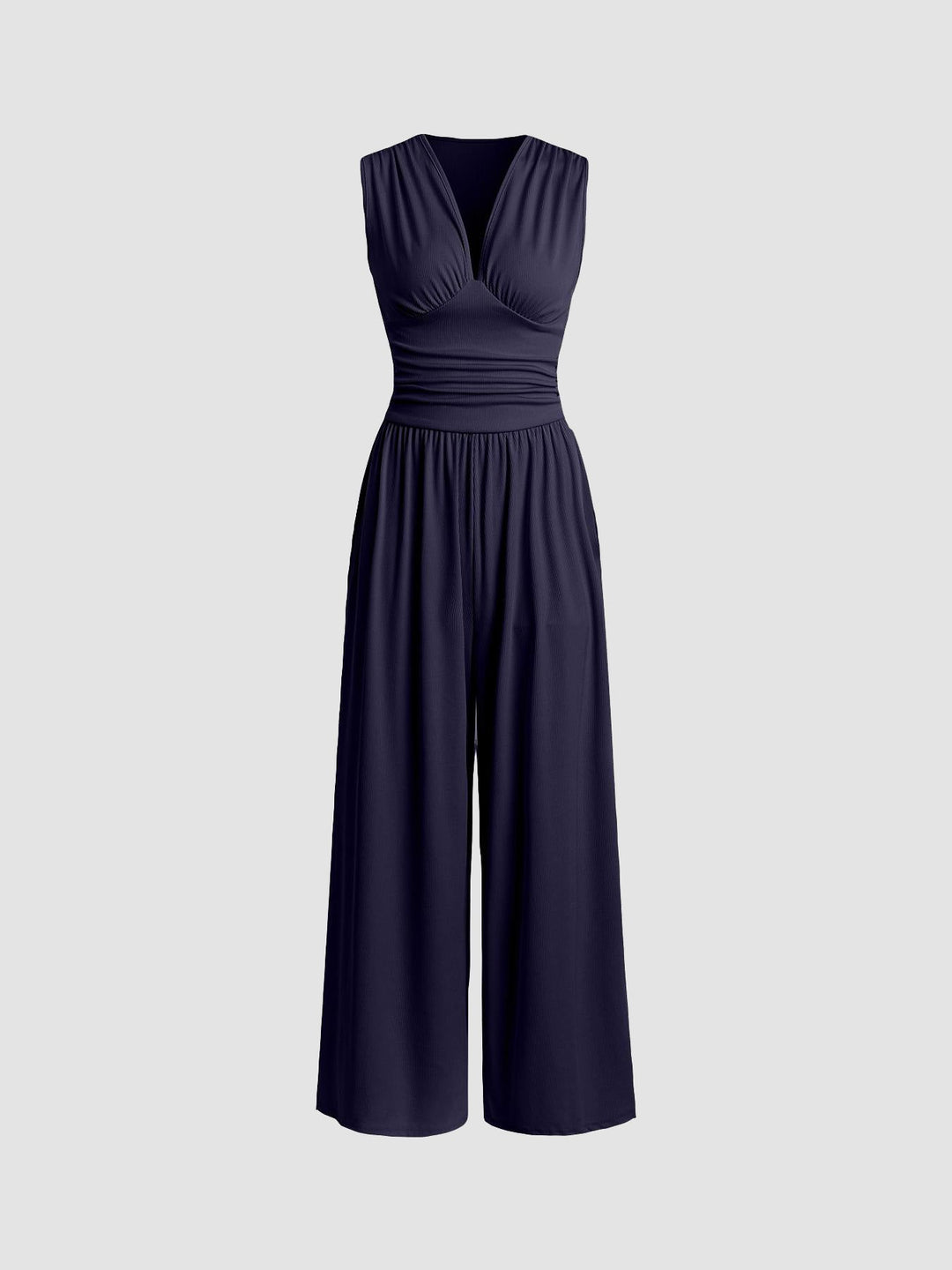 Charity™ | Chic Sleeveless Wide-Leg Jumpsuit