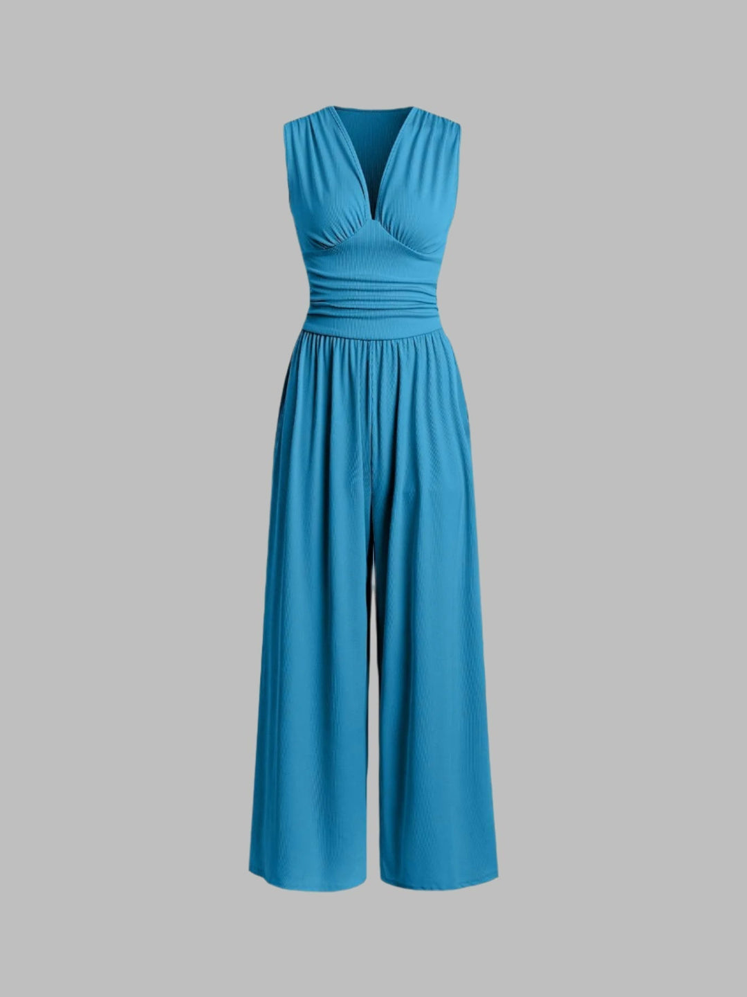 Charity™ | Chic Sleeveless Wide-Leg Jumpsuit