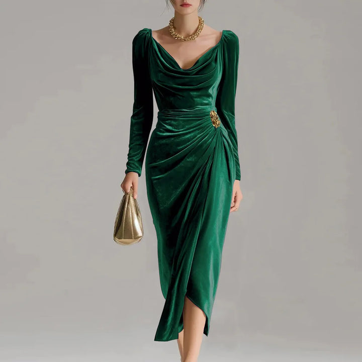 Hayden Sylvana | Elegant Midi Dress