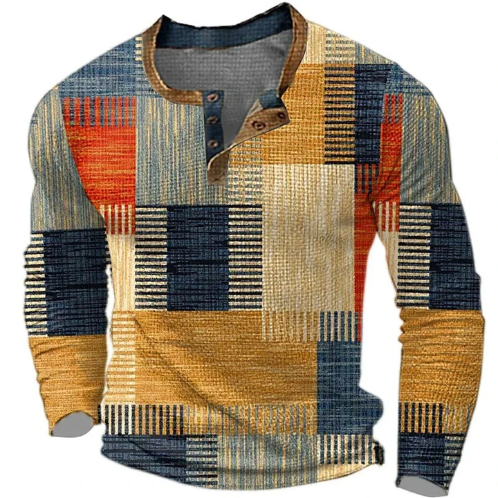 Beeck™ | Colourful Men's Long Sleeve Shirt