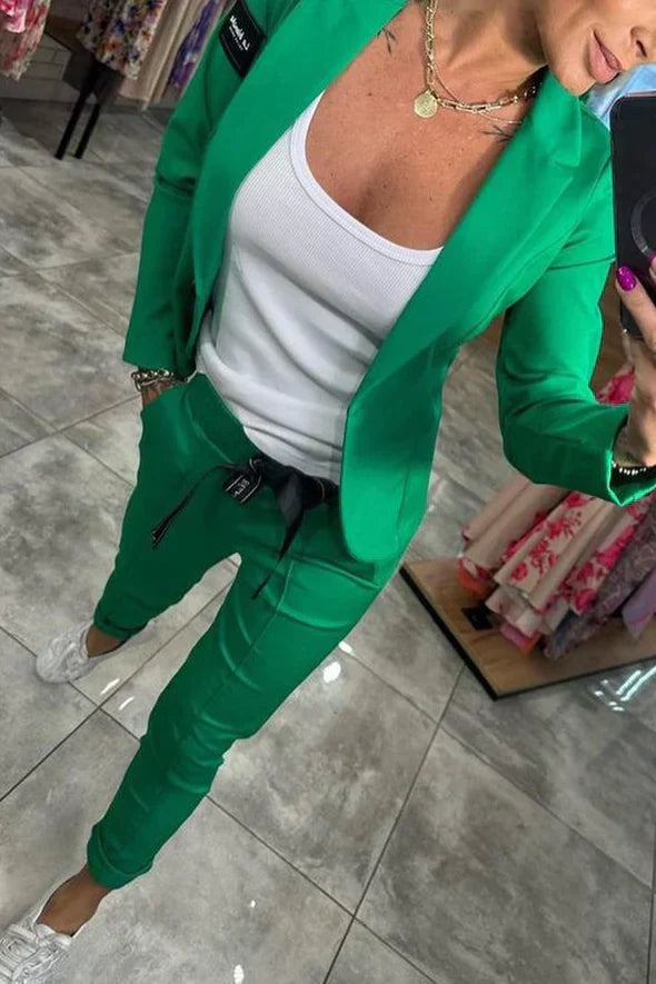 Fenna™ | Relaxed Solid Colour Two-Piece Set for Women