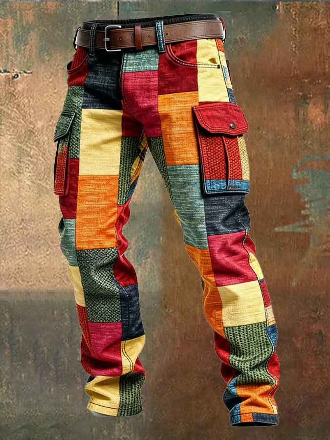 Noa™ | Patchwork Cargo Trousers