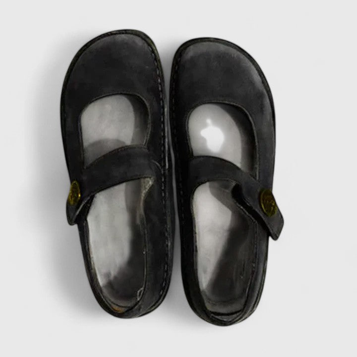 Quelira™ | Leather Mary Jane Flats